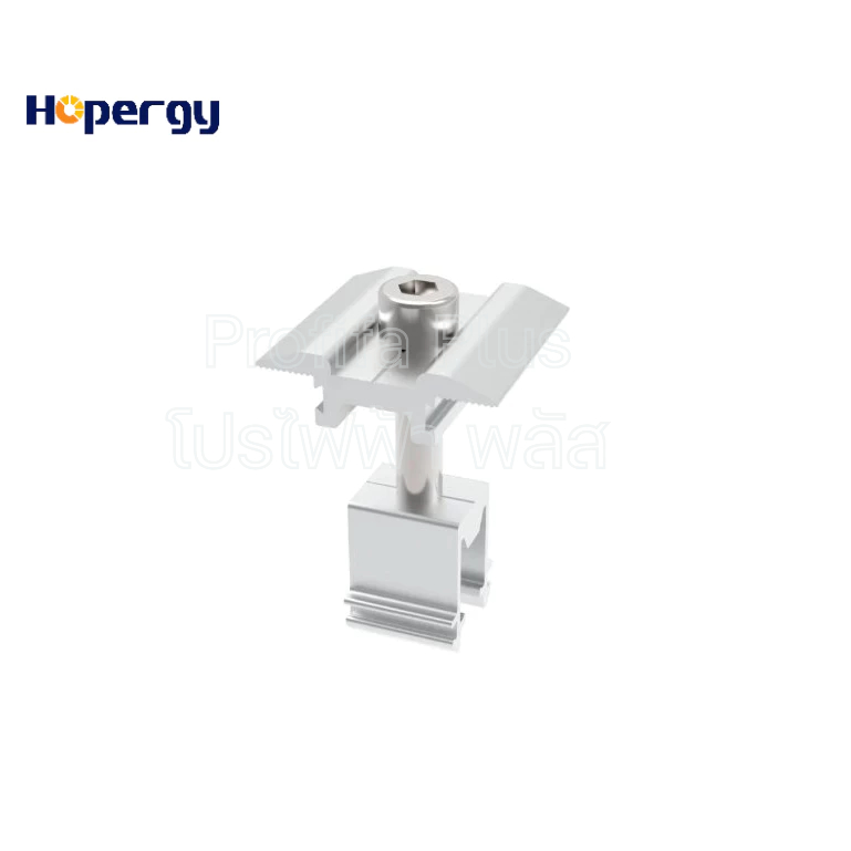 ตัวล็อกกลางแผงโซลาร์ แบรนด์ HOPERG (Fits Inner Clamp 30–40 mm)