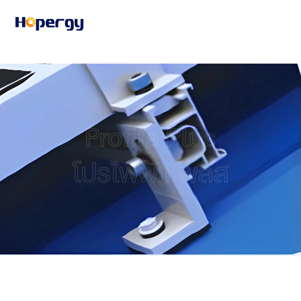 ตัวยึดหลังคาเมทัลชีท (ลอนสกรู) L-Feet แบรนด์ HOPERGY