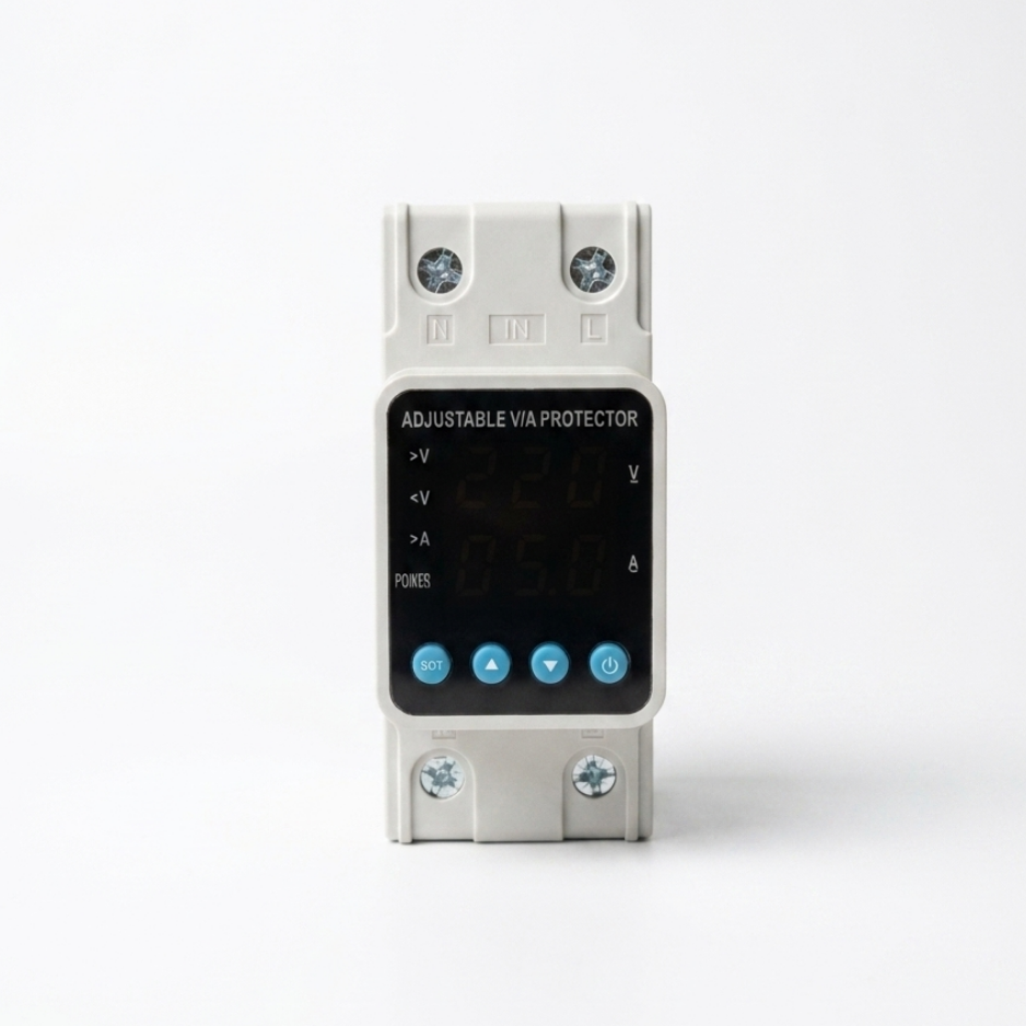 Over under voltage protection Ue: AC 230 V f: 50/60 Hz In: 1–40 A Imax: 63A warranty 1Y