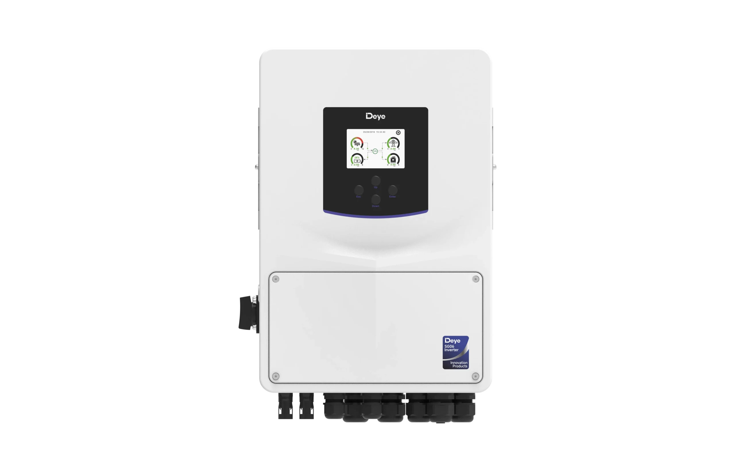 อินเวอร์เตอร์ Deye Hybrid ON/OFF 6kw 220V 1 phase รุ่น SUN-6K-SG05LP1-EU-SM2