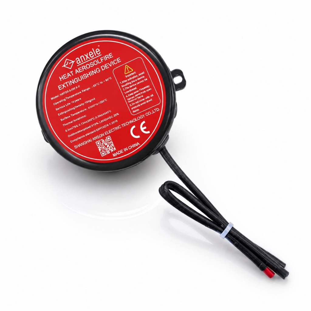 ตัวดับเพลิงอัตโนมัติ สำหับตู้ไฟโซลาร์เซลล์ Fire Extinguising Device 0.03 G Protected space 0.3 m3, EN15276-1 รับประกันสินค้า 1 ปี