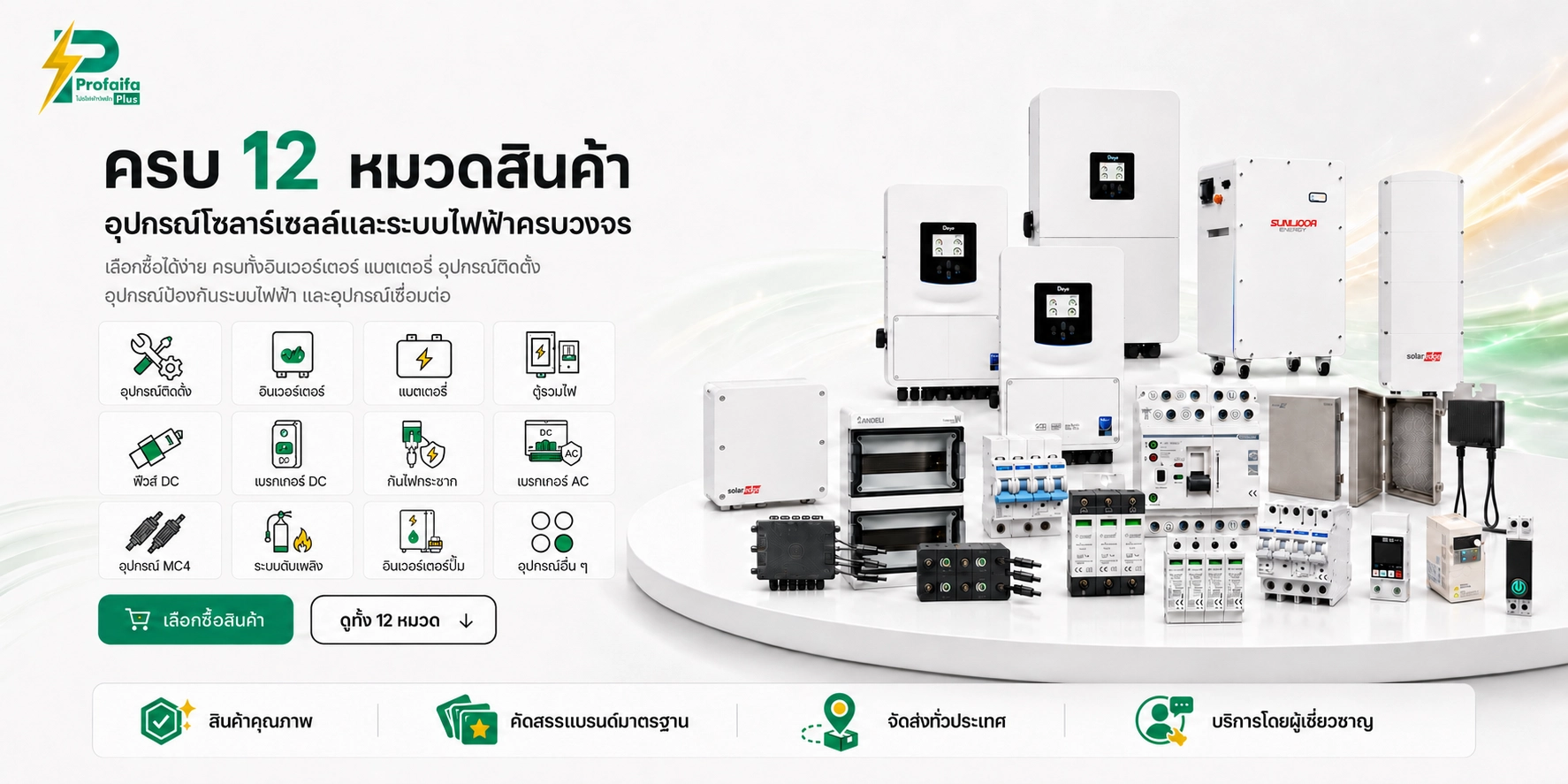 ร้านขายอุปกรณ์โซลาร์เซลล์